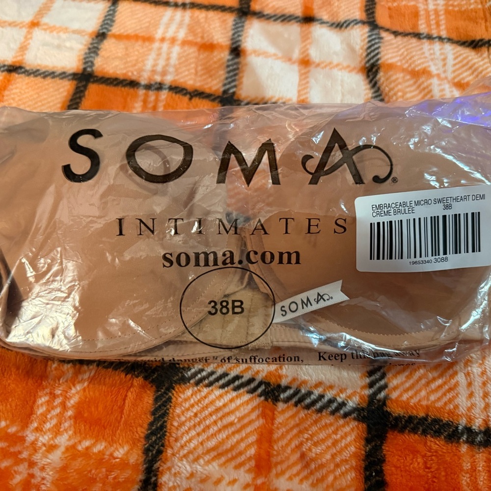 Soma Embraceable Micro Sweetheart Demi Bra in Creme Brulee